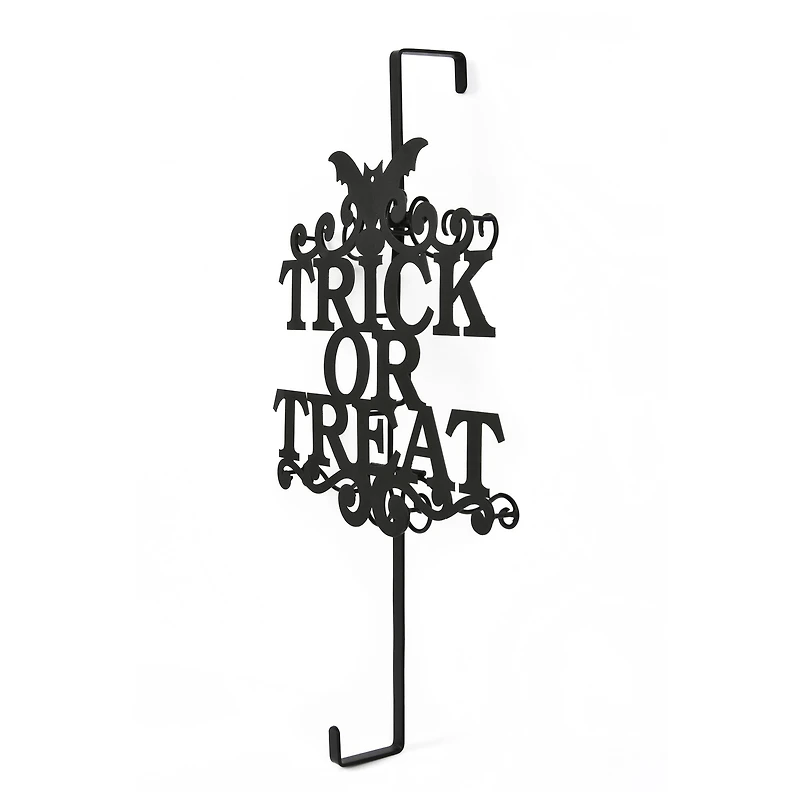 19" Halloween Trick or Treat Wreath Hanger