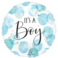 17" Blue It's a Boy Foil Balloon