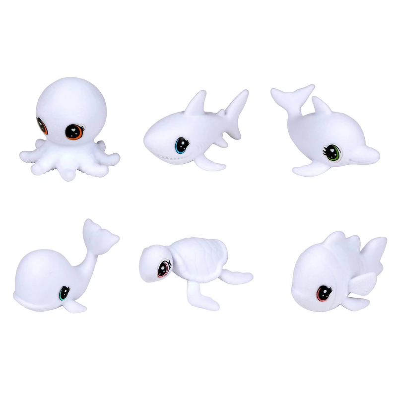 Assorted Scribble Scrubbie® Ocean Pets Washable Pet Figurine