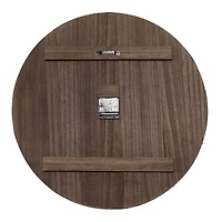 Elegant Designs Handsome 21" Farmhouse Wood Wall Clock