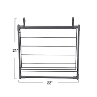 Household Essentials Metal Expandable Over the Door Drying Rack
