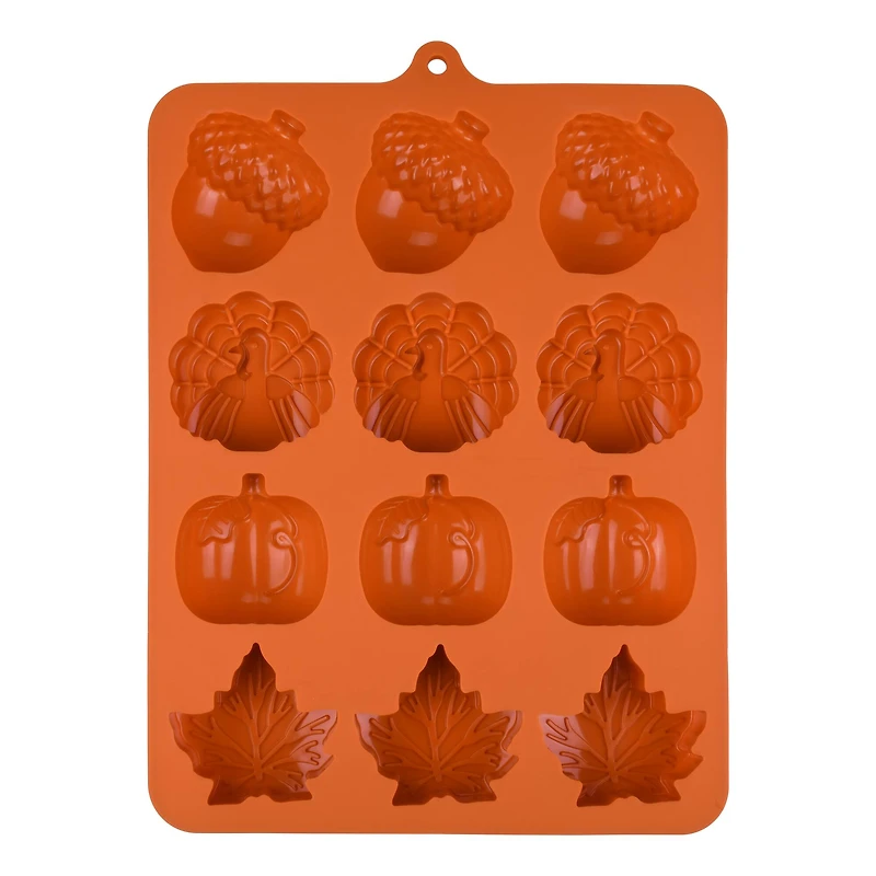 Large Thanksgiving Icons Silicone Treat Mold by Makery™