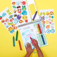 Bright Stripes iHeartArt Art on the Go! Nature Friends Activity Pad