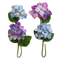 Purple & Blue Fabric Hydrangea Embellishments by Recollections™