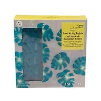 10ct. Monstera Leaf Icon Warm White LED String Lights by Ashland®