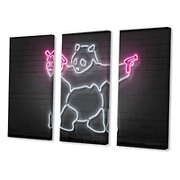 Designart - Bad Panda - Modern Canvas Wall Art