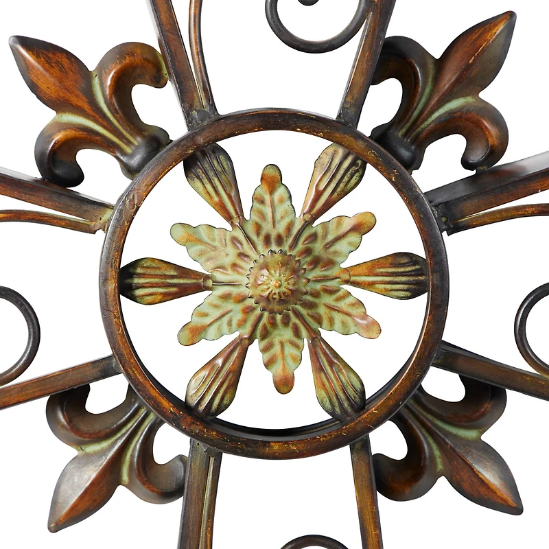 Brown Metal Traditional Wall Decor, 31" x 23"