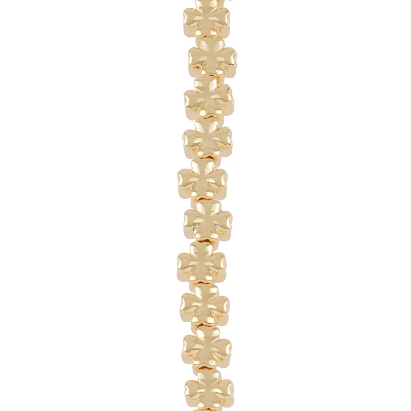 Gold Clover Beads, 6mm by Bead Landing™
