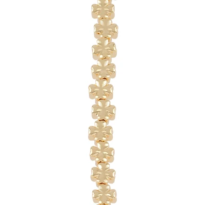 Gold Clover Beads, 6mm by Bead Landing™