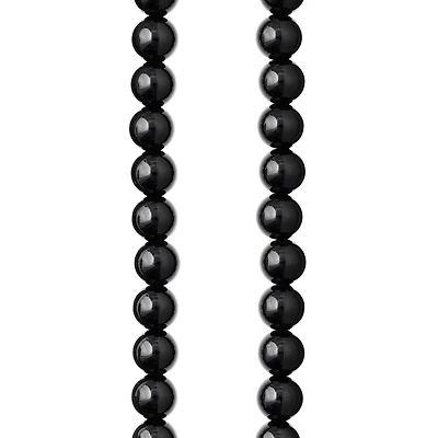 Black Round Jasper Beads, 8mm by Bead Landing™