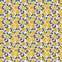 Emma & Mila® Marigold Flower Cotton Fabric By The Yard, 8yd. Bolt