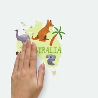 RoomMates Kids World Map Peel & Stick Giant Wall Decals