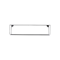 Hello Honey® 40" Matte Black Metal Two-Tier Wall Shelf