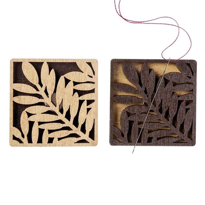 Wonderland Crafts Leaf Magnetic Double Sided Needle Holder
