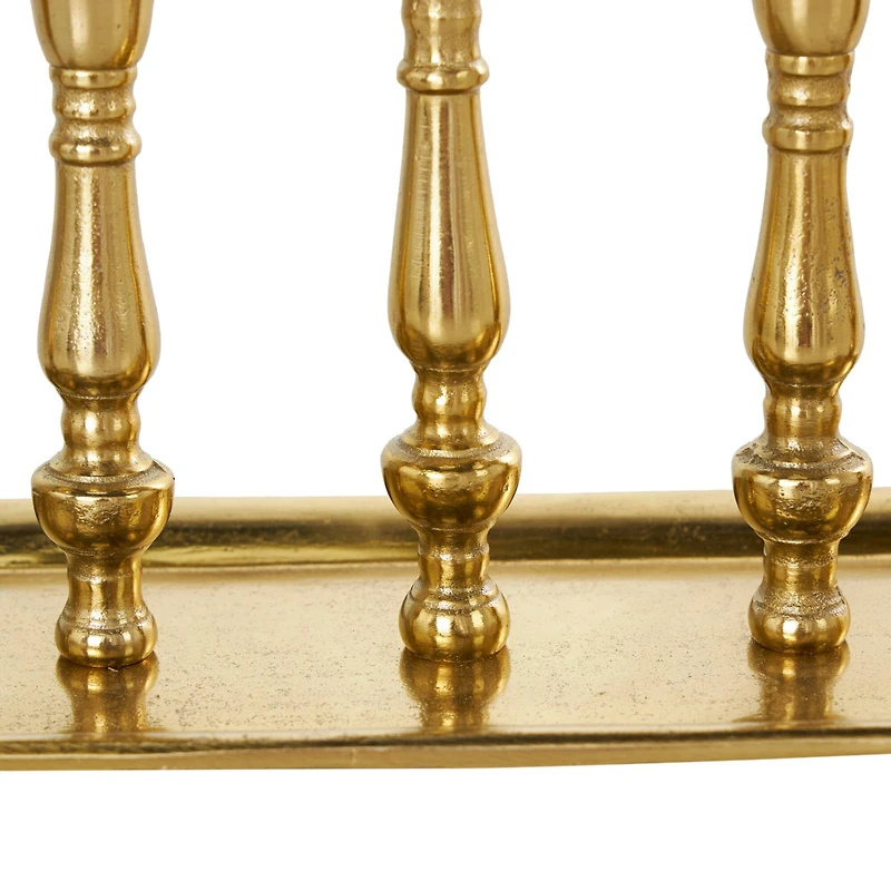 Aluminum Candle Candelabra with Candle Plate