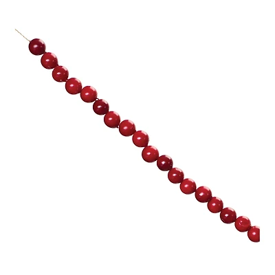 6ft. Cranberry String Garlands, 2ct.