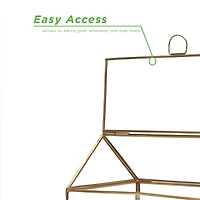 Mind Reader Clear Glass Card Box