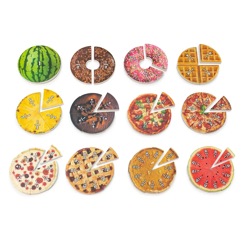 Junior Learning® Food Fractions Educational Learning Set