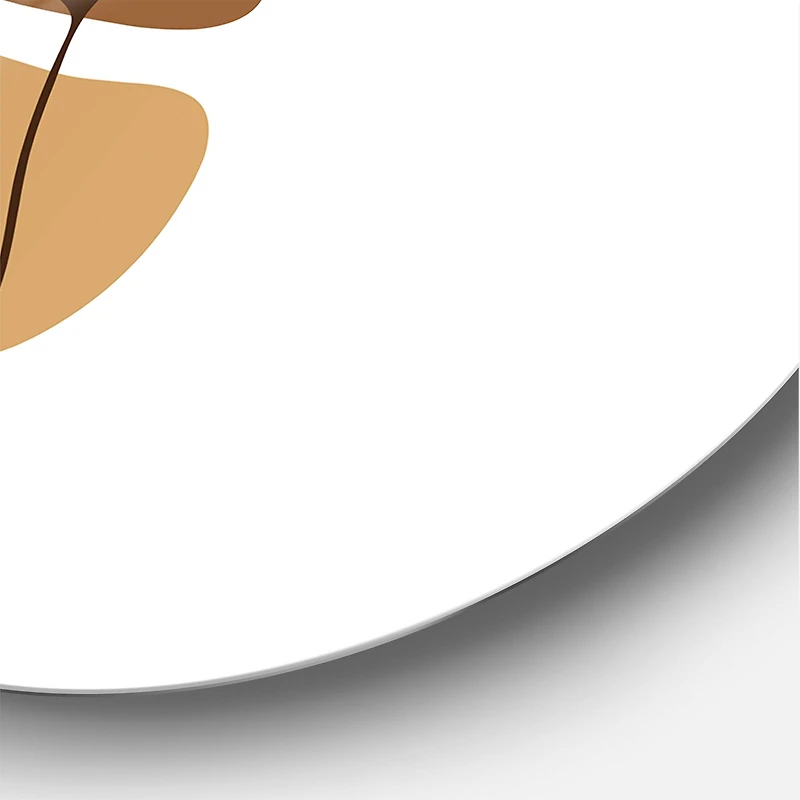 Designart - Elementary Shapes With Abstract Plants