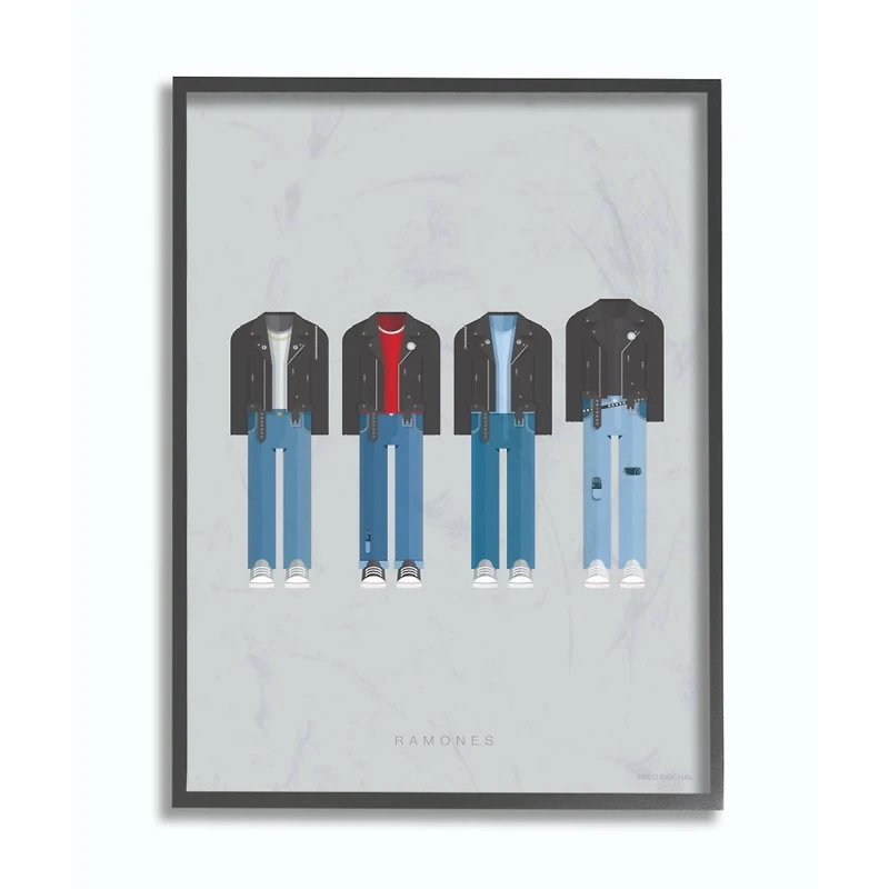 Stupell Industries Ramones Wall Art in Black Frame