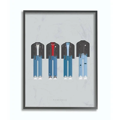 Stupell Industries Ramones Wall Art in Black Frame
