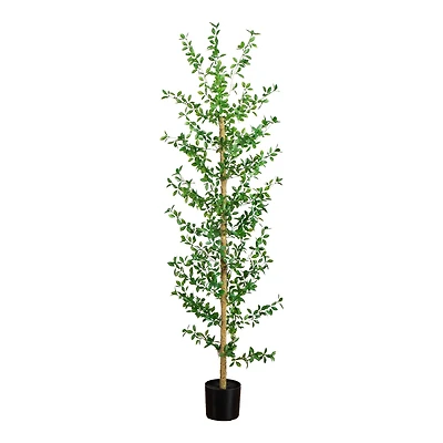 7ft. Artificial Shady Lady Black Olive Tree
