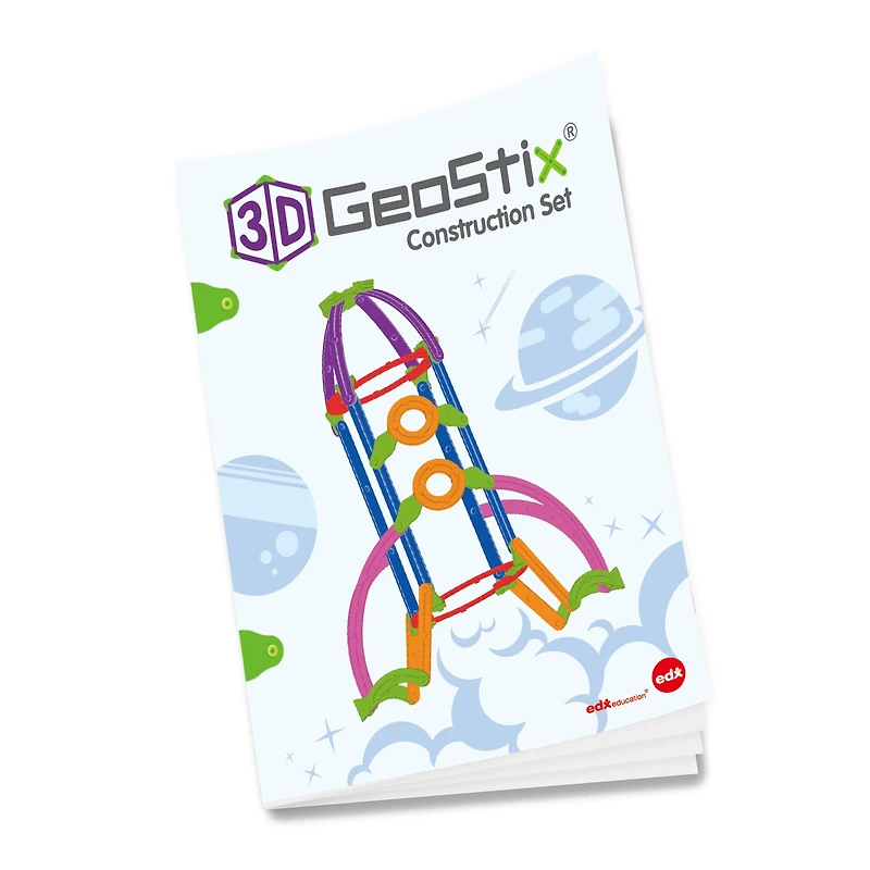 edxeducation® GeoStix® 3D Construction Play Set