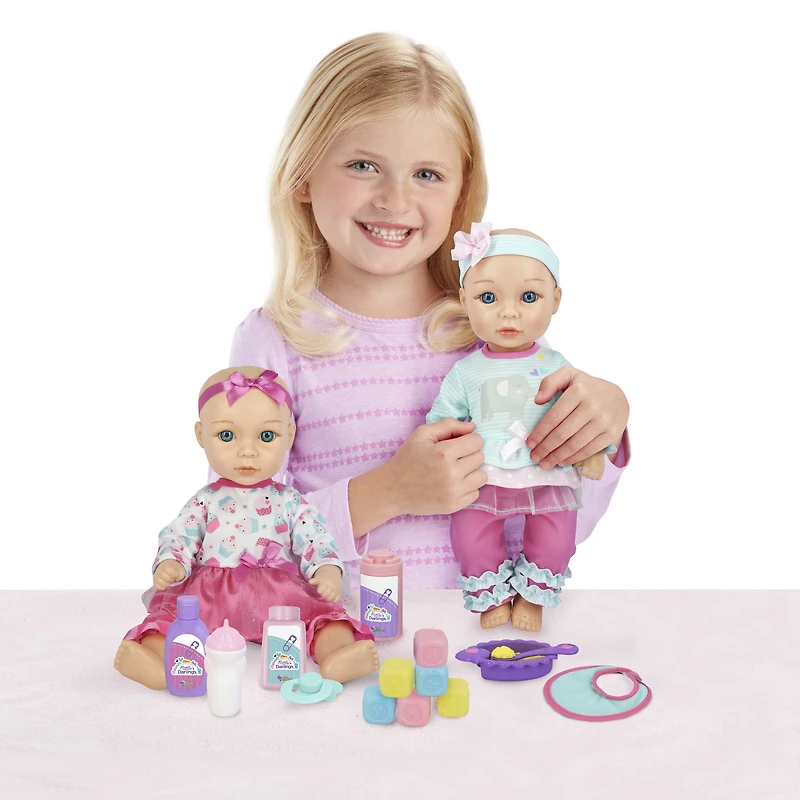 New Adventures Little Darlings Deluxe Twins Playset