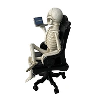 9.5" Skeleton with Computer Tabletop Décor by Ashland®