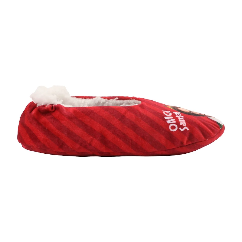 Elf™ Santa's Coming! Adult Sherpa-Lined Slipper Socks