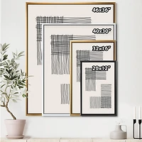 Designart - Minimal Geometric Compostions Of Elementary Forms XXI