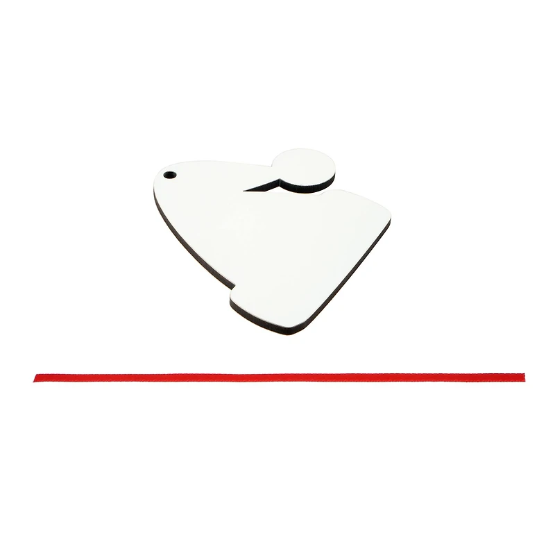 3.25" Hat Hardboard Sublimation Ornaments, 5ct. by Make Market