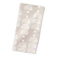 Half Circle Line Pattern 10" x 10" Cotton Twill Napkin