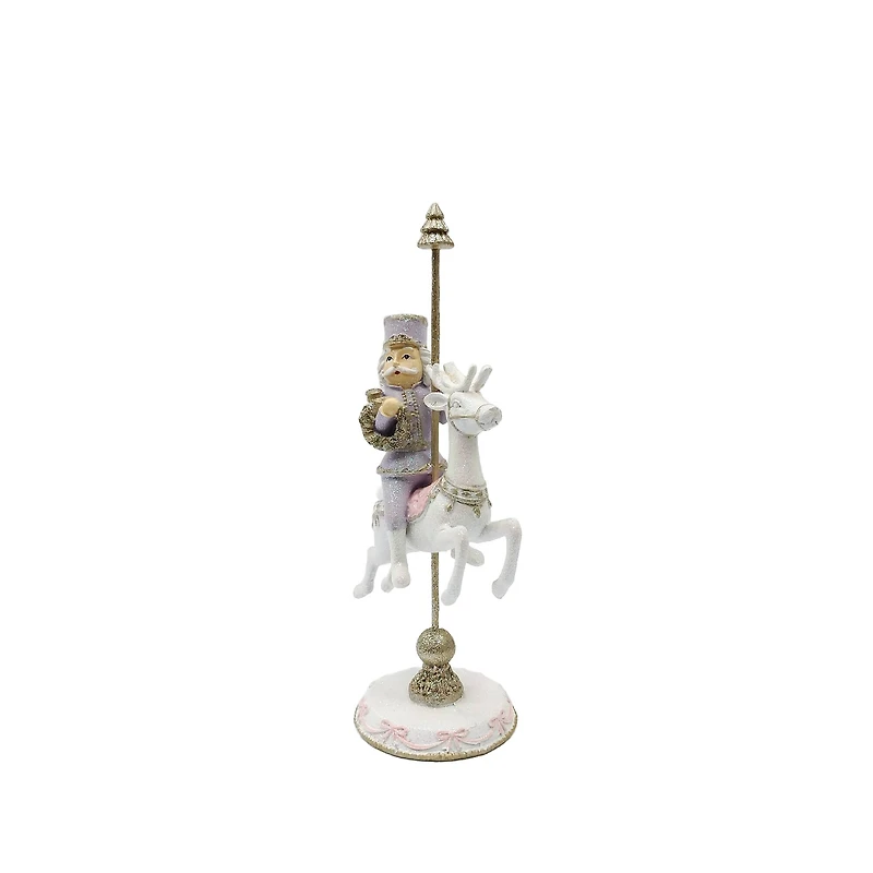 12" Lavender & Gold Carousel Soldier Tabletop Décor by Ashland®