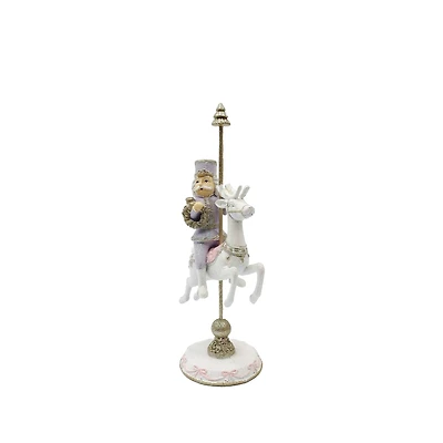 12" Lavender & Gold Carousel Soldier Tabletop Décor by Ashland®