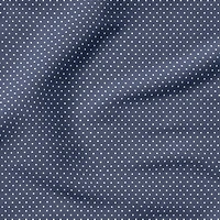 Fabric Editions Navy Pin Dot Cotton Fabric