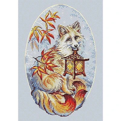 LetiStitch Kitsune Counted Cross Stitch Kit