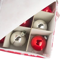 DII® Snowflake Print Large Ornament Storage