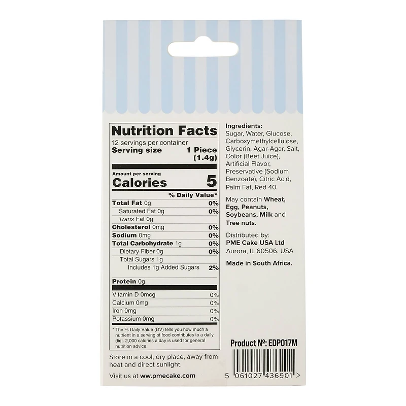 PME Cake Sweet Street® Pink Blossoms Icing Decorations