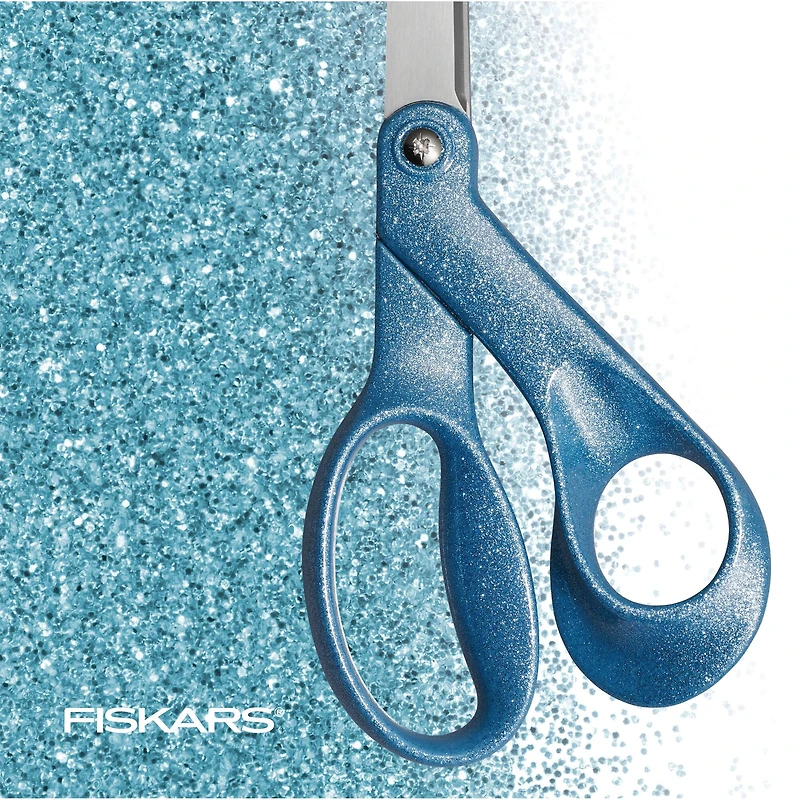 Fiskars® Explore 8" Digital Cloud Glitter Scissors