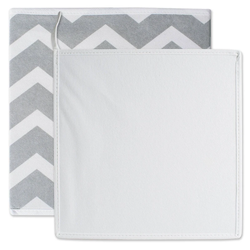 DII® 11" Nonwoven Polyester Chevron Storage Cubes