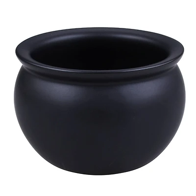 3.75" Black Ceramic Cauldron by Makery™