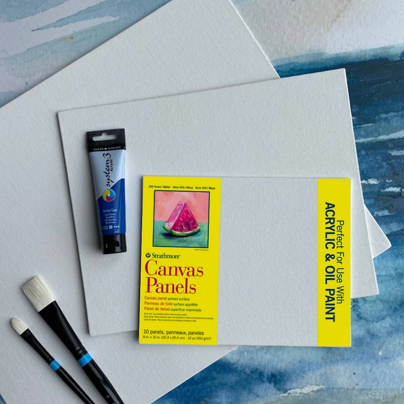 Strathmore® 300 Series White Canvas Panels