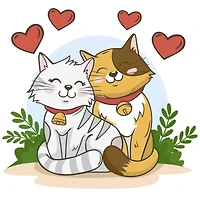 Crafting Spark Cat Love Diamond Painting Kit