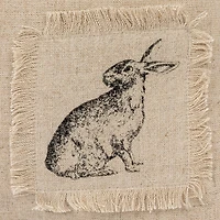 Hello Honey® Cream & Black Flower Prints Linen Blend Pillow with Patches Set