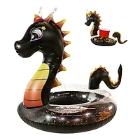 PoolCandy Glitterfied® Black Dragon Jumbo Pool Tube
