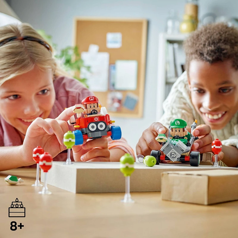 LEGO® Super Mario™: Mario Kart™ – Baby Mario vs. Baby Luigi Toy 72034