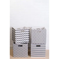 DII® 13" Polyester Chevron Storage Cube