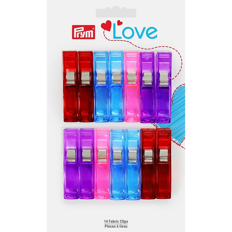 Prym® Love Large Fabric Clips, 14ct.