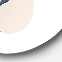 Designart - Abstract Flowers On Minimal Shapes VII